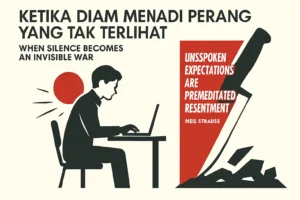 Ilustrasi Ketika Diam Menjadi Perang yang Tak Terlihat