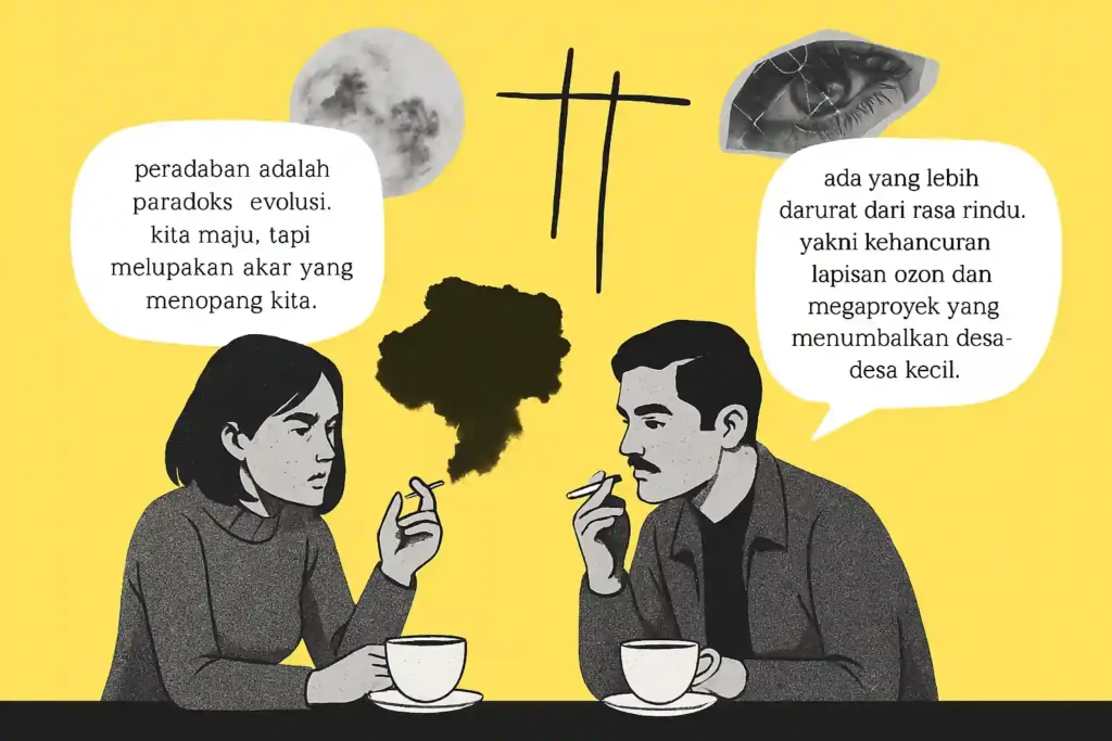 Ilustrasi Meja Peradaban