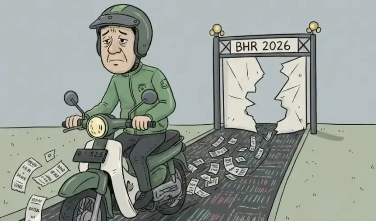 Ilustrasi BHR Ojol 2026